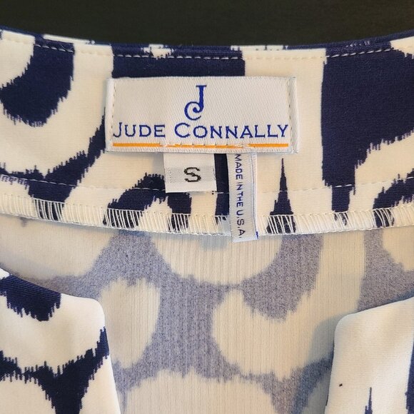 Jude Connally Geometric Shift Mini Dress Retro Resort Wear Beach Made in USA Sm - Picture 6 of 7